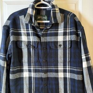 American Eagle Outfitters Green Label on Striped Flannel Mens Medium